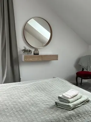 Ein Bett oder Betten in einem Zimmer der Unterkunft Träumen im Musikerviertel