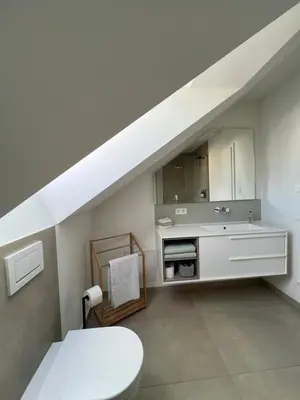 Ein Badezimmer in der Unterkunft Träumen im Musikerviertel