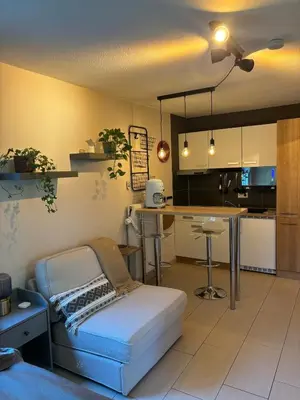 Küche/Küchenzeile in der Unterkunft Cozy studio apartment