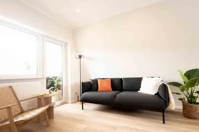 Ein Sitzbereich in der Unterkunft Apartment Mayer in Wachenheim an der Weinstraße