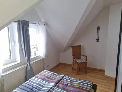 Ein Bett oder Betten in einem Zimmer der Unterkunft Studio im Herzen von Mainz-Hechtsheim