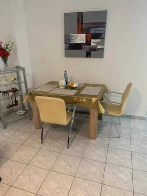 Ein Sitzbereich in der Unterkunft Holiday Apartment in Mörfelden-Walldorf
