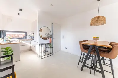 Küche/Küchenzeile in der Unterkunft Seiches Komfort Ferienwohnung