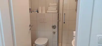 Ein Badezimmer in der Unterkunft Ferienwohnung
