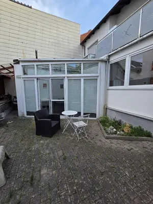 Das Gebäude in dem sich die Ferienwohnung befindet
