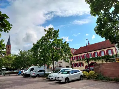 Das Gebäude in dem sich das Bed & Breakfast befindet