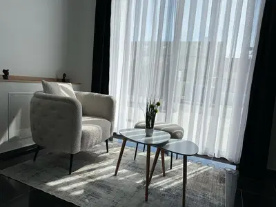Ein Sitzbereich in der Unterkunft Elisas Appartment