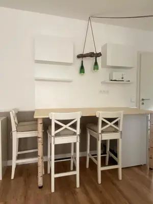 Küche/Küchenzeile in der Unterkunft WeinbergLounge Schwabenheim