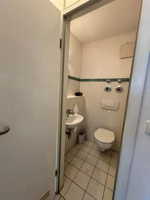 Ein Badezimmer in der Unterkunft Wohnung am Neckar mit Tiefgarage