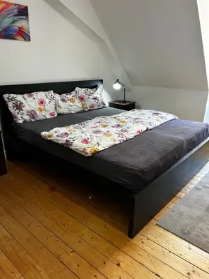 Ein Bett oder Betten in einem Zimmer der Unterkunft Quadrate Hostel Mannheim Z4 Denkmalschutz