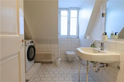 Ein Badezimmer in der Unterkunft Quadrate Hostel Mannheim Z4 Denkmalschutz