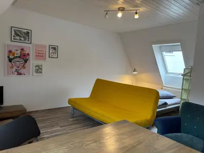 Ein Sitzbereich in der Unterkunft See You 2
