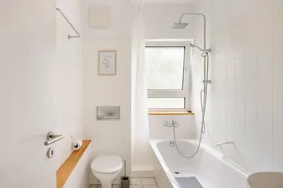 Ein Badezimmer in der Unterkunft Gemütliche Ferienwohnung in Weinbergnähe & Tiefgarage