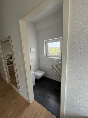 Ein Badezimmer in der Unterkunft Tamm CityHub Zentral, Komfortabel, Tiefgarage