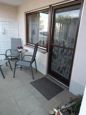 Ein Balkon oder eine Terrasse in der Unterkunft Ferienwohnung Schmid