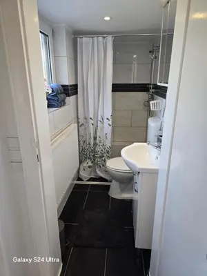 Ein Badezimmer in der Unterkunft Gemütliche Einliegerwohnung
