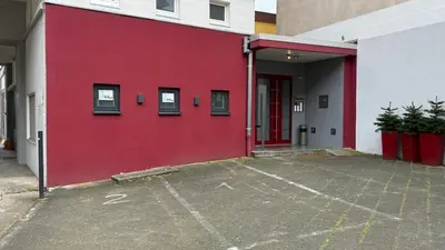 Das Gebäude in dem sich die Ferienwohnung befindet