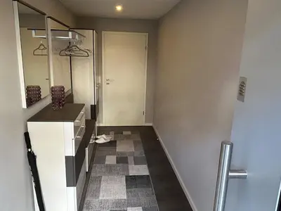 Ein Badezimmer in der Unterkunft Wohnung K voll möbliert
