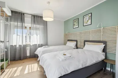 Ein Bett oder Betten in einem Zimmer der Unterkunft Amalfi A11 - 4 Betten - 2 Zimmer - mit großer Terrasse