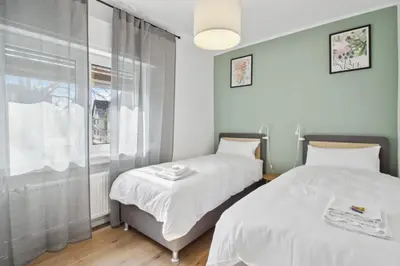 Ein Bett oder Betten in einem Zimmer der Unterkunft Amalfi A11 - 4 Betten - 2 Zimmer - mit großer Terrasse