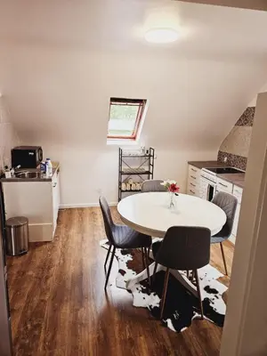 Küche/Küchenzeile in der Unterkunft Gästehaus Schindhard