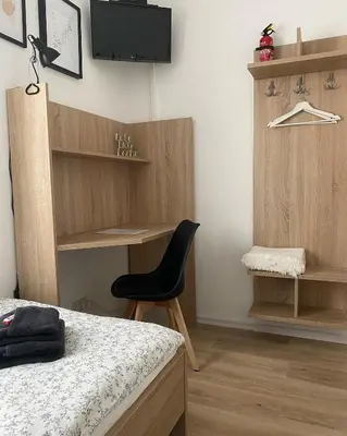 Grundriss der Unterkunft Wohnung für bis zu 5 Gäste in Hockenheim, Nähe Walldorf, Speyer, Mannheim, Heidelberg, Ludwigshafen