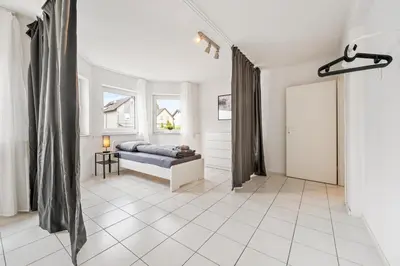 Ein Bett oder Betten in einem Zimmer der Unterkunft RH01 Apartment in Bensheim