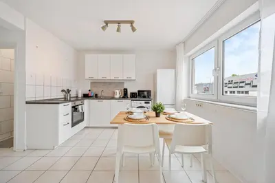 Küche/Küchenzeile in der Unterkunft RH01 Apartment in Bensheim