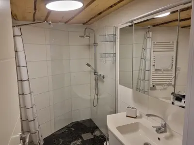 Ein Badezimmer in der Unterkunft Ferien- und Monteurwohnung Grünstadt-Worms