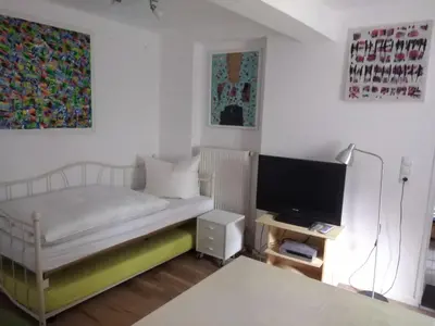 Ein Bett oder Betten in einem Zimmer der Unterkunft Appartent im Garten