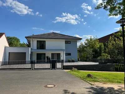 Das Gebäude in dem sich die Ferienwohnung befindet