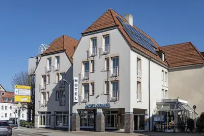 Das Gebäude in dem sich das Hotel befindet