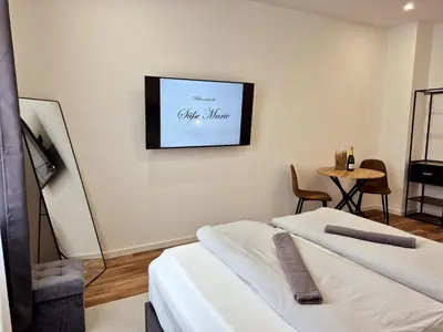 Ein Bett oder Betten in einem Zimmer der Unterkunft Süße Marie 16