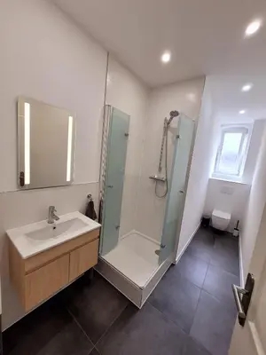 Ein Badezimmer in der Unterkunft Süße Marie 16