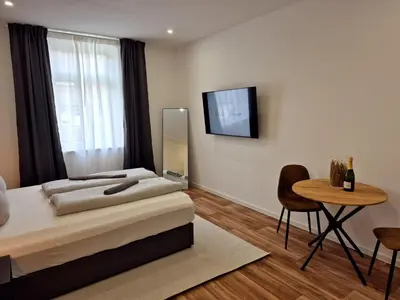 Ein Bett oder Betten in einem Zimmer der Unterkunft Süße Marie 17