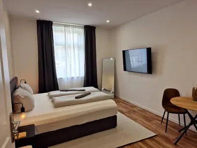 Ein Bett oder Betten in einem Zimmer der Unterkunft Süße Marie 17