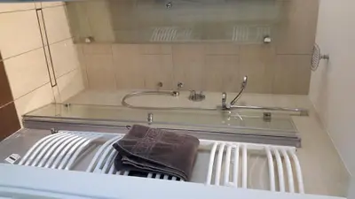 Ein Badezimmer in der Unterkunft Ferienwohnung Lotti Südpfalz