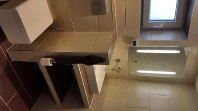 Ein Badezimmer in der Unterkunft Ferienwohnung Lotti Südpfalz