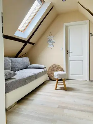 Ein Sitzbereich in der Unterkunft Casa del Sol