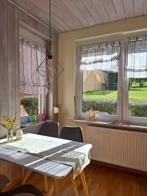 Ein Sitzbereich in der Unterkunft Auf der Ried26 - Frisch renoviertes, charmantes Familien-Appartement mit 3 Schlafräumen