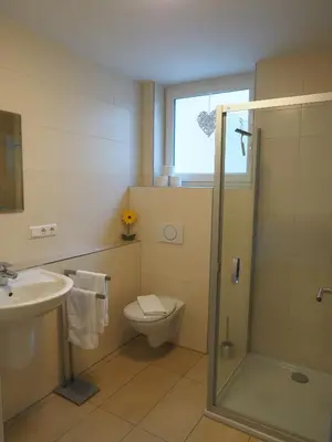 Ein Badezimmer in der Unterkunft Villa Mandelblüte