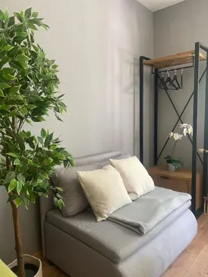Ein Bett oder Betten in einem Zimmer der Unterkunft Apartment mit Terrasse, 200m Hbf