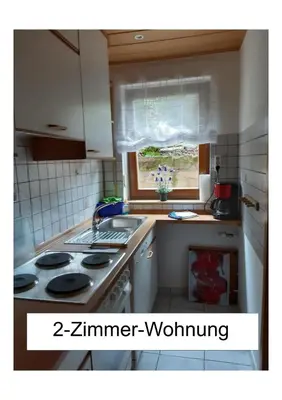 Küche/Küchenzeile in der Unterkunft Ferienwohnung Kugel