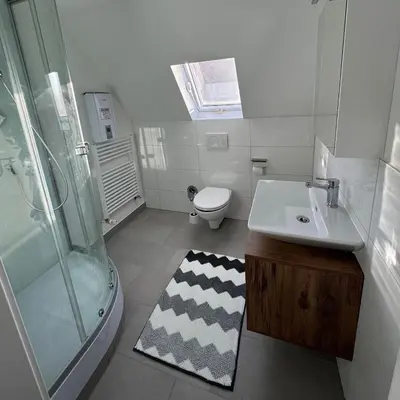 Ein Badezimmer in der Unterkunft Monteurzimmer Wohnung in Heilbronn!