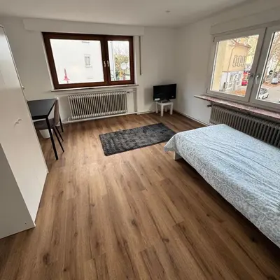 Ein Bett oder Betten in einem Zimmer der Unterkunft Monteurzimmer Wohnung in Heilbronn!