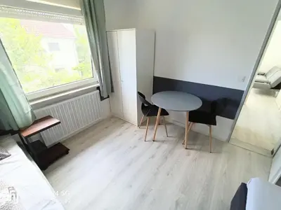 Ein Sitzbereich in der Unterkunft Apartment,Haus 21