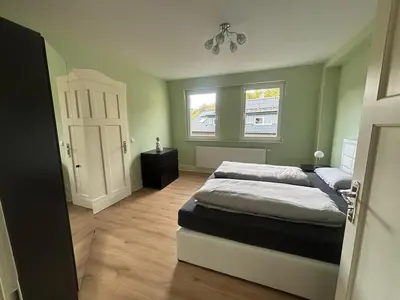 Ein Bett oder Betten in einem Zimmer der Unterkunft Felsenblick