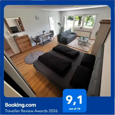 Apartment Ferienwohnung mit Grünem Blick Terrasse & Neu saniert Bordinghaus 24h Check-In in Freudenberg am Main