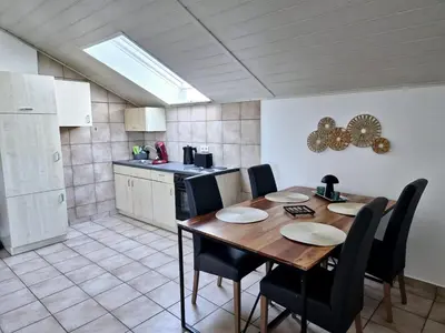 Küche/Küchenzeile in der Unterkunft Auszeit und Idylle auf dem Pferdehof