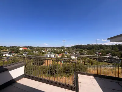 Ein Balkon oder eine Terrasse in der Unterkunft Müslüm Offenbach